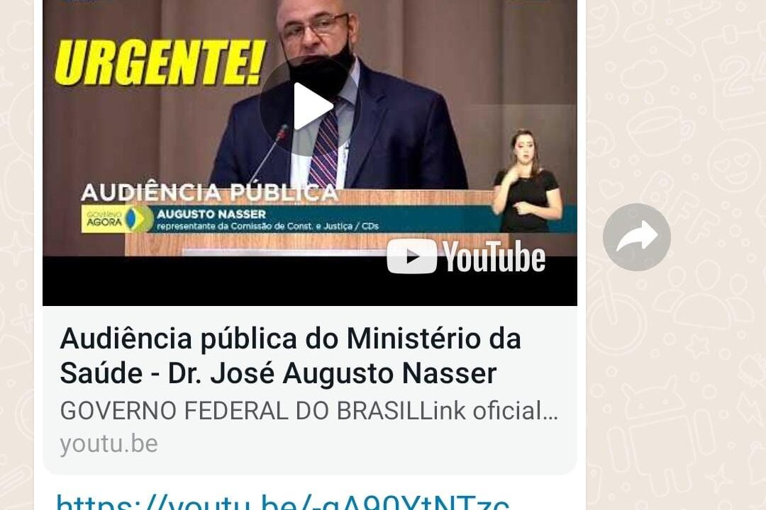 Audiência pública negacionista