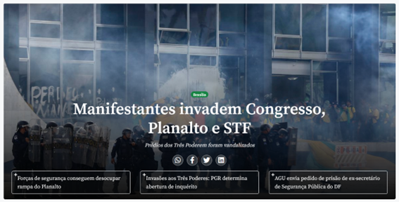 Invasão congresso