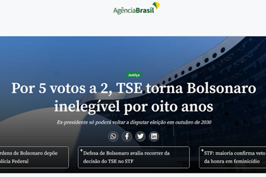 Bolsonaro Inelegível