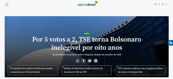 Bolsonaro Inelegível